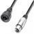 Cameo DMX ADAPTER OUT adapterkabel voor IP65 plug naar XLR female 3 pin