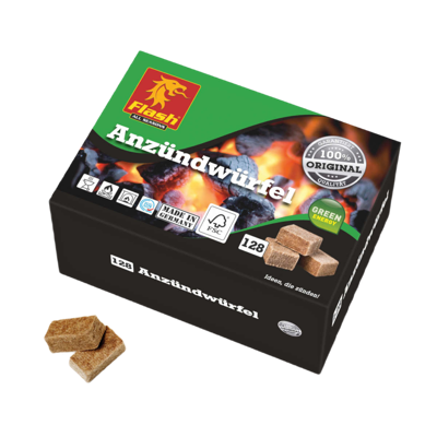 Boomex Aanmaakblokjes - hout & was - 128 stuks Boomex Aanmaakblokjes - hout & was - 128 stuks