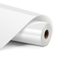 LOKLiK • matless heat transfer vinyl 33x150cm glossy white - thumbnail