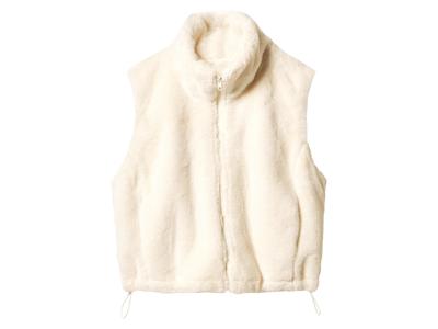 esmara Pluche dames bodywarmer (Beige, S (36/38))