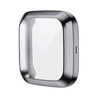 Fitbit Versa 2 Soft TPU case (volledig beschermd) - Grijs - thumbnail