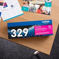Brother TN-329M tonercartridge 1 stuk(s) Origineel Magenta - thumbnail