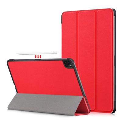 3-Vouw sleepcover hoes - iPad Pro 11 inch (2018/2020/2021) - Rood 3-Vouw sleepcover hoes - iPad Pro 11 inch (2018/2020/2021) - Rood