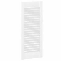 Kastdeur louvre design 69x29,5 cm wit - thumbnail