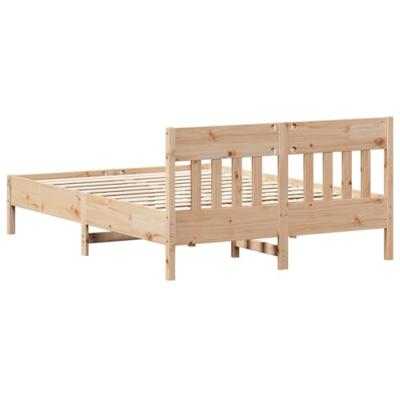 Bedframe zonder matras massief grenenhout 140x200 cm