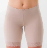 Dames boxershort lange pijpjes kant 38490 - Kanten broekje voor onder een jurk - Microfiber ondergoed - thumbnail