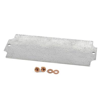 Hammond Electronics 1590ZGRP083PL 1590ZGRP083PL Inlegplaat Plaatstaal Natuur 1 stuk(s)