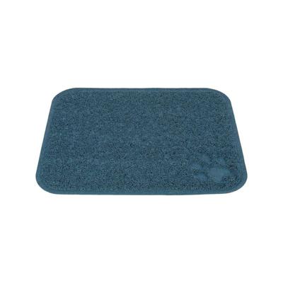 TRIXIE SCHOONLOOPMAT VOOR KATTENBAKKEN PVC BLAUW 45X37 CM