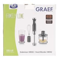 Graef staafmixerset zwart - met turbostand - thumbnail