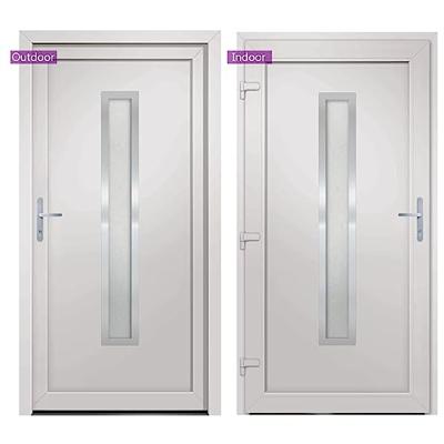 Voordeur 108x200 cm PVC wit