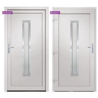 Voordeur 108x200 cm PVC wit - thumbnail