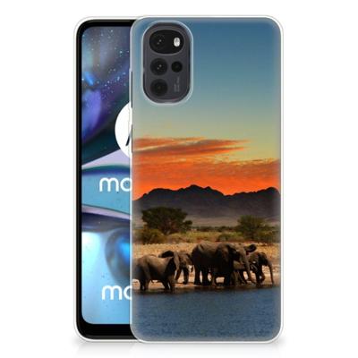 Motorola Moto G22 | TPU Hoesje | Olifanten Motorola Moto G22 | TPU Hoesje | Olifanten