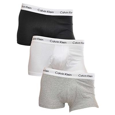 Calvin Klein boxershorts low rise grijs-zwart-wit