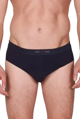 13070 Underwear Freeman heren slip - Katoenen heren onderbroek - Tunnen elastiek - Zachte tailleband