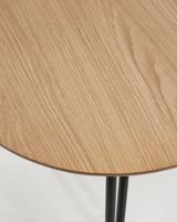 Kave Home Uitschuifbare Ovale Eettafel 'Novac' 140 - 220 x 90cm - thumbnail