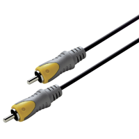 Scanpart Aansluitkabel Tulp(m)-(m) Coax 5.0m - thumbnail