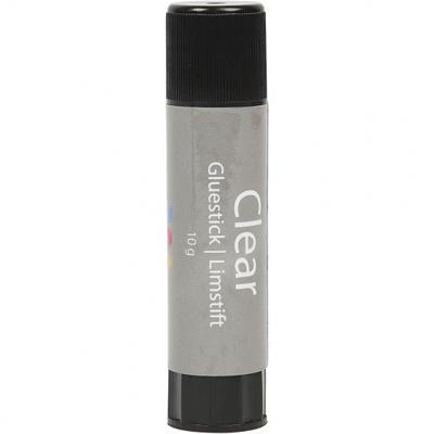 Creativ Company Transparante lijmstift rond, 10 gram