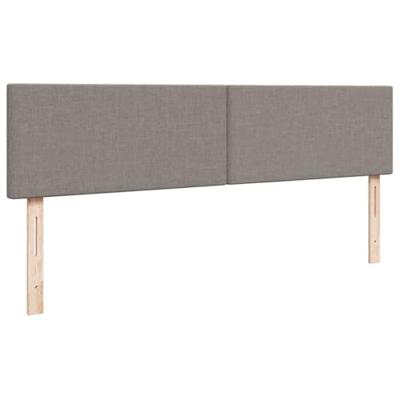 Ottoman bed met matras 160x200cm stof taupe