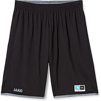JAKO 4451 Reversible Short Change 2.0 - Zwart/Steengrijs - M