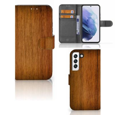 Samsung Galaxy S22 | Book Style Case | Donker Hout