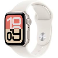 Apple Watch SE 3 GPS + Cellular - 40 mm - Starlight aluminium kast - Starlight sportband - M/L - thumbnail
