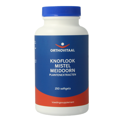 OrthoVitaal Knoflook mistel meidoorn 250 Softgels
