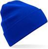 Beechfield CB45N Organic Cotton Original Cuffed Beanie - Bright Royal - One Size - thumbnail