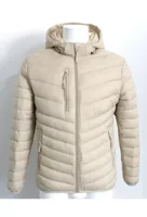 Tussenjas - Pufferjas - Voorzakken - Ecru - thumbnail