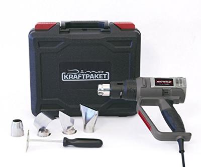 Dino KRAFTPAKET 130220 KRAFTPAKET DIY 2000W 50-600°C Heteluchtpistool 2000 W Incl. tas, Incl. accessoires, Incl. blaasopzetstuk