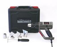 Dino KRAFTPAKET 130220 KRAFTPAKET DIY 2000W 50-600°C Heteluchtpistool 2000 W Incl. tas, Incl. accessoires, Incl. blaasopzetstuk - thumbnail