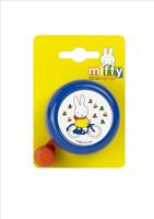 Widek Fietsbel nijntje op fiets 60 mm blauw - thumbnail
