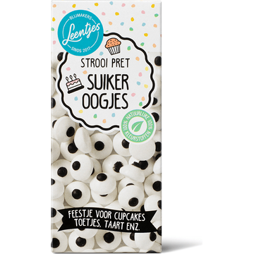 Leentjes Strooi Pret Suiker Oogjes 17 g bij Jumbo