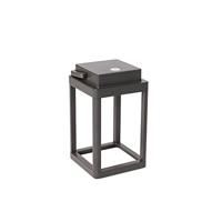 QAZQA Buiten tafellamp donkergrijs incl. LED oplaadbaar - Yara - thumbnail