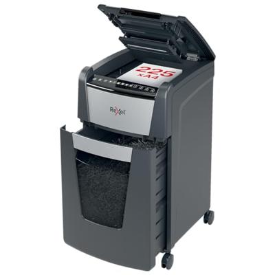 Rexel Optimum AutoFeed+ 225X Papierversnipperaar 225 vellen Micro cut 4 x 25 mm P-4 60 l Ook geschikt voor Paperclips, Nietjes, Creditcards - thumbnail