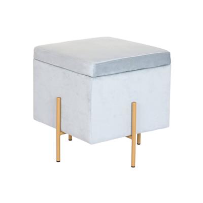 Voetensteun DKD Home Decor Grijs Metaal Polyester (45 x 45 x 45 cm) Voetensteun DKD Home Decor Grijs Metaal Polyester (45 x 45 x 45 cm)