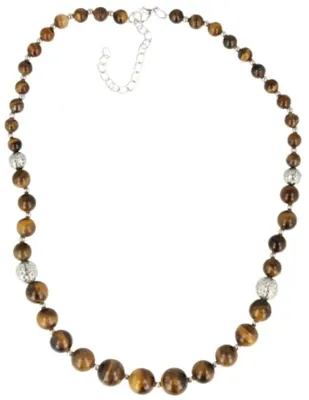 Edelsteen Ketting Tijgeroog (6 - 12 mm) Edelsteen Ketting Tijgeroog (6 - 12 mm)