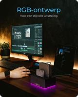 ICY BOX IB-127CL-U3 Dockingstation voor 2x HDD/SSD met clone functie - thumbnail