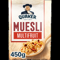 Quaker Muesli Multifruit Ontbijtgranen 450 gr bij Jumbo - thumbnail