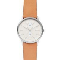 Horlogeband Skagen SKW6498 Leder Cognac 22mm - thumbnail