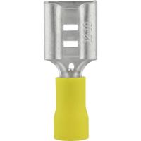 Vogt Verbindungstechnik 3914S Platte stekker (female) Insteekbreedte: 9.5 mm Insteekdikte: 1.2 mm 180 ° Deels geïsoleerd Geel 1 stuk(s) - thumbnail