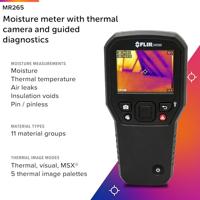 FLIR MR265 Materiaalvochtmeter Geïntegreerde warmtebeeldcamera - thumbnail