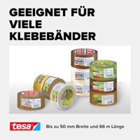 tesa Tapedispenser Blauw, Rood Rolbreedte (max.): 50 mm Rollengte (max.) 66 m Met reminrichting, Mes verwisselbaar - thumbnail
