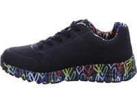Skechers Uno Lite - Lovey Luv 314976L/BKMT Zwart-31 maat 31 - thumbnail