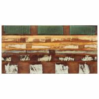 Tafelblad rechthoekig 15-16 mm 60x120cm massief gerecycled hout - thumbnail