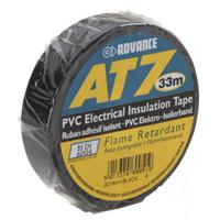 Advance Tapes AT7 PVC tape 19mm 33m zwart - thumbnail