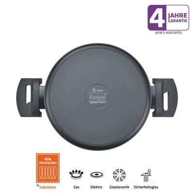 B.Green Serveerpan met glazen deksel Ø 28 cm