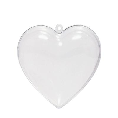 Vaessen Creative • plastic hart 2-delig 10cm 200pcs
