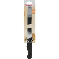 Metaltex basic line broodmes 31 cm rvs/zwart - thumbnail