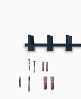 Gorillz Incision - Kapstok Wandkapstok blauw - Muur Kapstok 10 haken - Metaal - thumbnail