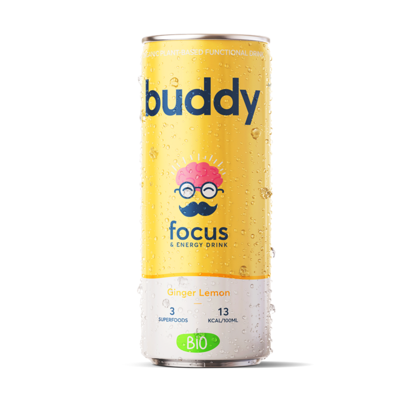 Buddy ginger lemon bio blikje (12x 250ml)